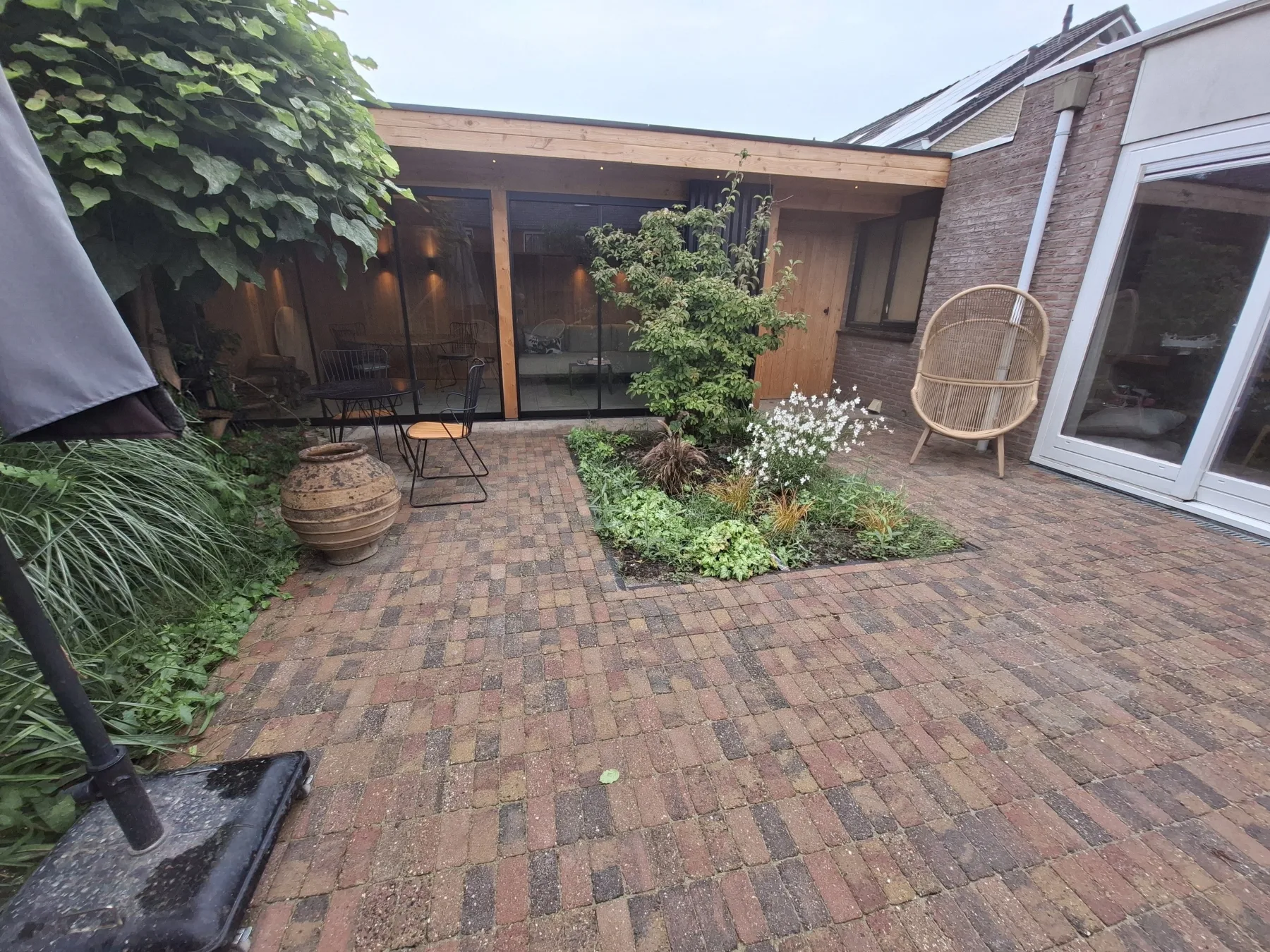 Keramisch terras en een terras met rijnformaat